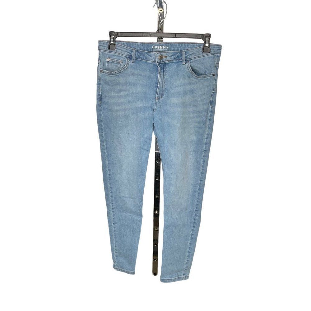 BRITISH M&S Marks and Spencer Light Blue Denim Skinny Jeans US10 EU42